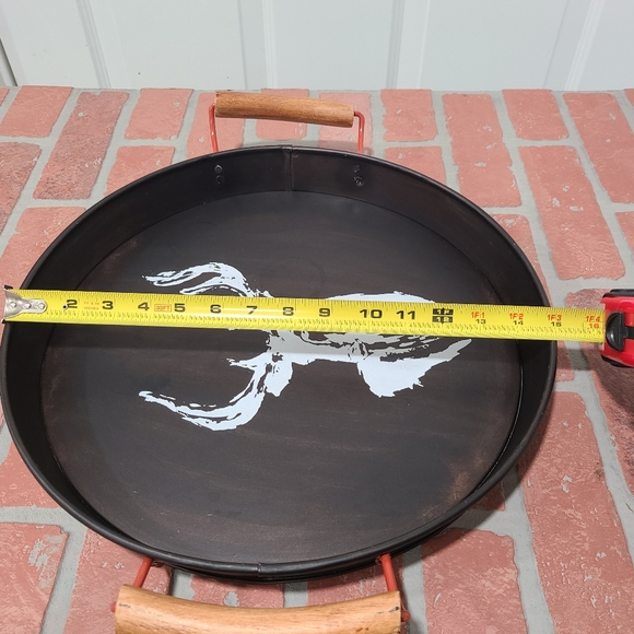 Threshold tray buck serving tray metal tray with handles - Picture 6 of 8